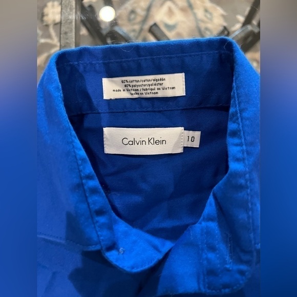 COPY - Boys Calvin Klein shirt size 10 - Picture 3 of 4
